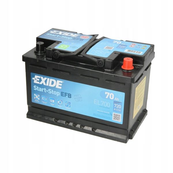 Аккумулятор Exide EFB Start-Stop 70 Ah